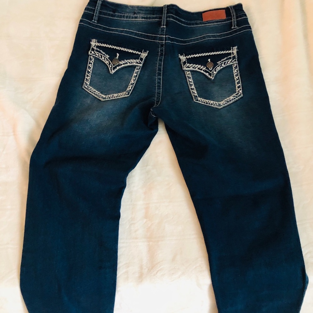 VGS Stylish Stitched Blue Jeans for Women 10 skinny